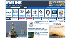 Desktop Screenshot of marineelectronics.com